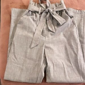 Grey Capri Trousers